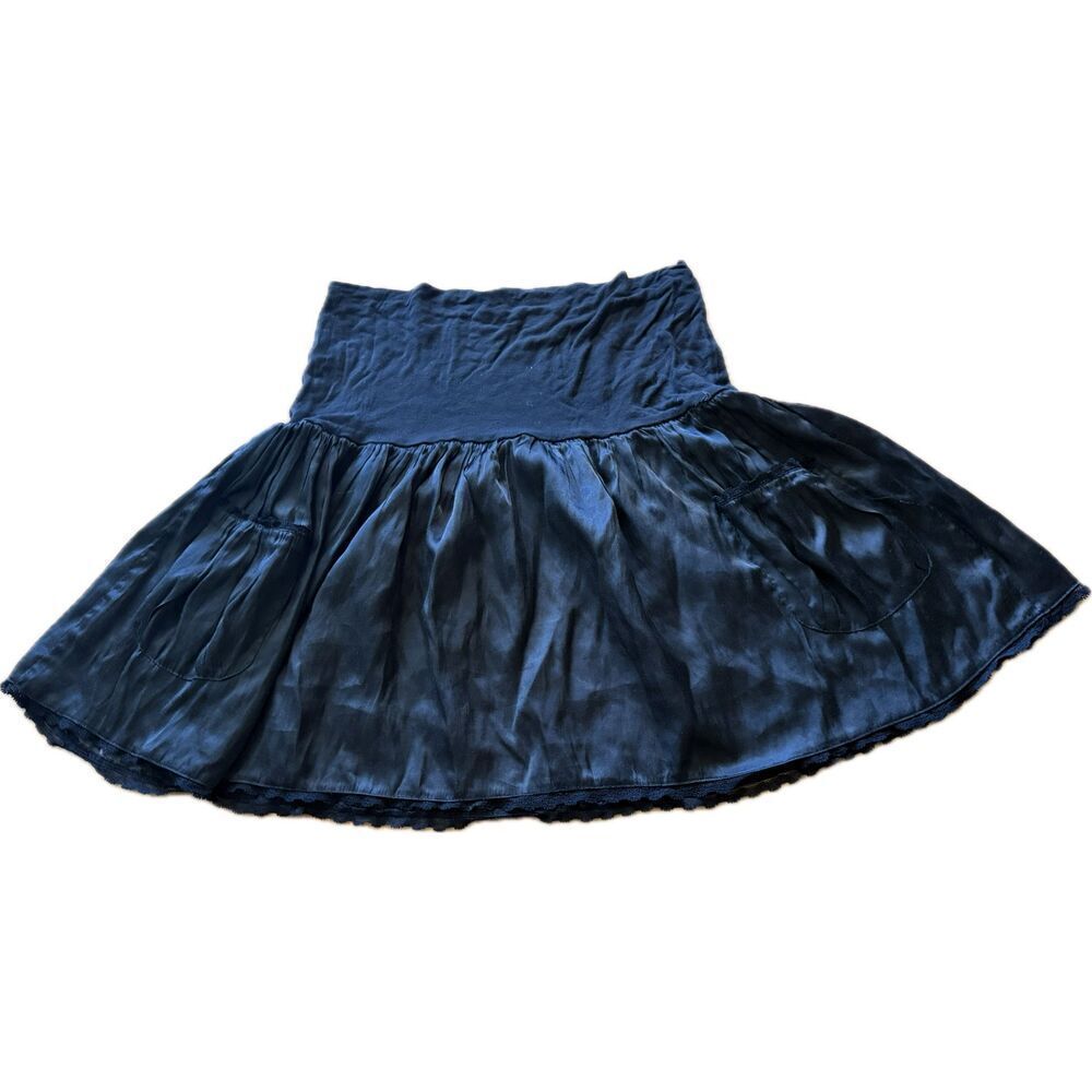 Charlotte Russe Y2K Faux Silk Skirt Goth Women’s Reg Size M